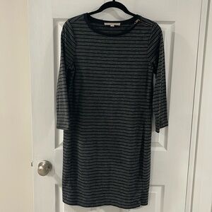 The Loft Gray Zippered dress